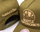 Kappe Mitchell & Ness - NBA Fashion Basic Pro HWC - Seattle Supersonics - Olive