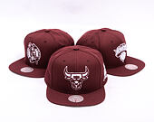 Kappe Mitchell & Ness - NBA Fashion Basic Snapback - Chicago Bulls - Dark Purple
