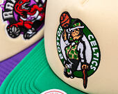 Kappe Mitchell & Ness - NBA Vintage Block Trucker - Boston Celtics - Cream