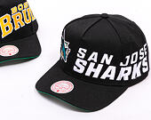 Kappe Mitchell & Ness - NHL Busted Pro - San Jose Sharks - Black