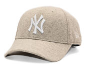 Kappe New Era - MLB Melton Wool 9FORTY - NY Yankees - Stone / White
