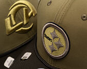Kappe New Era - NFL25 "Salute to Service" - 9SEVENTY Stretch-Snap - Pittsburgh Steelers 