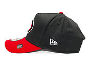 Kappe New Era - NFL Charcoal Drop 9FORTY A-Frame - San Francisco 49Ers - Steel Clouds / Scarlet