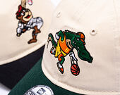 Kinder Kappe New Era - Branded Kids Mascot 9TWENTY - Cream / Dark Green