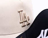 Kappe New Era - MLB Tonal Icon 9FORTY A-Frame - LA Dodgers - Stone