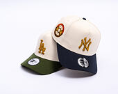 Kappe New Era - MLB WS Patch 9FORTY A-Frame - NY Yankees - Cream / Navy