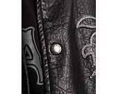 Jacke Karl Kani - Kani Western Pu Leather College Jacket - Black