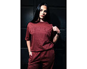 T-Shirt New Era - Branded Washed Oversized Tee - Burgundy
