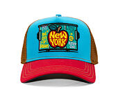 Kappe Stetson - Trucker Cap Big Apple by JJ Hats - Red/Blue