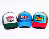 Kappe Stetson - Trucker Cap Pizza by JJ Hats - Green/Off-White