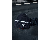 Damen Mütze New Era - MLB Chunky Top Stitch Beanie - NY Yankees - Black