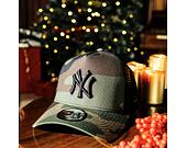 Kappe New Era - MLB Clean 9FORTY Trucker - NY Yankees - Woodland Camo / Black