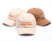 Kappe 8by8 - Dadcap - "I can't adult today" - Tan/Orange