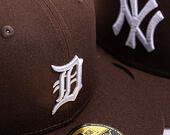 Kappe New Era - MLB Seasonal 59FIFTY - Detroit Tigers - Burnt Wood - Brown