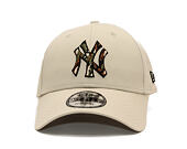 Kappe New Era - MLB Outline Camo 9FORTY - NY Yankees - Stone