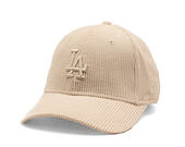 Damen Kappe New Era - MLB Pastel Cord 9FORTY M-CROWN - LA Dodgers - Cream