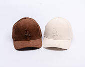 Damen Kappe New Era - MLB Pastel Cord 9FORTY M-CROWN - LA Dodgers - Cream
