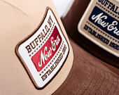 Kappe New Era - Branded Suede Patch 9FORTY A-Frame - Camel
