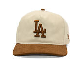 Kappe New Era - MLB Suede Visor 9FIFTY A-Frame - LA Dodgers - Cream