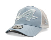 Kappe New Era - F1 Seasonal 9FORTY Trucker - Alpine Racing - Sky Blue