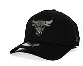 Kappe New Era - NBA Metallic 9FORTY A-Frame - Chicago Bulls - Black