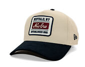 Kappe New Era - Branded Suede Patch 9FORTY A-Frame - Cream