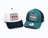 Kappe New Era - Branded Suede Patch 9FORTY A-Frame - Cream