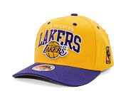 Kappe Mitchell & Ness - NBA Team Arch Snapback - Los Angeles Lakers - Yellow / Purple