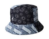 Hut Kangol - TRENDS PACK - Denim Mashup Bucket - Blue Picnic