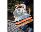 Hut Kangol - Tie Dye Knit Bucket - Tan/Natural