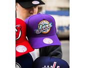 Kappe Mitchell & Ness - Utah Jazz - Double Clutch Pro Snapback Hwc - Purple