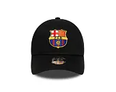 Kinder Kappe New Era - Core Logo 9FORTY Kids - Barcelona FC - Black