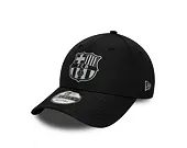 Kappe New Era - Reflective 9FORTY - Barcelona FC - Black