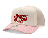 Kappe Brixton - Cherry MP Trucker - Off White/Pink