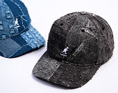 Kappe Kangol - TRENDS PACK - Denim Mashup Baseball - Black Trompe L'Oeil