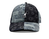 Kappe Kangol - TRENDS PACK - Denim Mashup Baseball - Blue Picnic