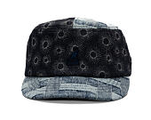 Kappe Kangol - TRENDS PACK - Denim Mashup Army Cap - Blue Picnic