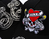 Kappe Ed Hardy - Love-Slowly Twill Front Mesh Trucker - Black
