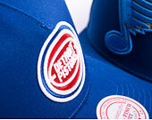 Kappe Mitchell & Ness NBA Double Clutch Pro Snapback HWC Detroit Pistons - Royal