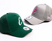 Kappe New Era - Core Logo 9FORTY A-Frame Trucker - Prague Eagles - Grey