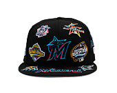 Kappe New Era - MLB All Over Logo 59FIFTY - Miami Marlins - Team Color