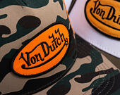 Kappe Von Dutch - Trucker - Classic Logo Camo/Orange