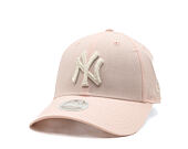 Damen Kappe New Era - MLB Linen 9FORTY - NY Yankees - Blush Pink