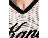 T-Shirt Karl Kani - Cursive Varsity Crochet Boxy T-Shirt White