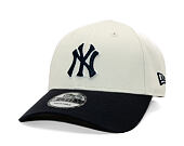 Kappe New Era - MLB World Series Patch Cooperstown 9FORTY - NY Yankees - Cream / Navy