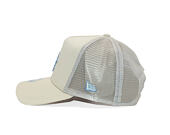 Damen Kappe New Era - MLB Floral 9FORTY A-Frame Trucker - LA Dodgers - Cream / Sky Blue