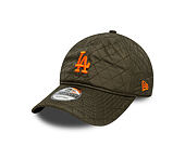 Kappe New Era - MLB Quilted 9TWENTY - LA Dodgers - Green / Orange