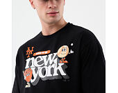 T-Shirt New Era - MLB Icon Graphic Tee - NY Mets - Black