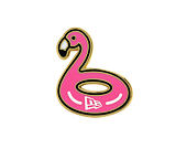 Brosche New Era - Branded Cap Pin Flamingo - Gold