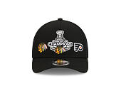 Kappe New Era - NHL AF 26 Champion VC 9FORTY M-CROWN - Chicago Blackhawks - Black